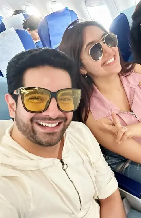 Karan Mehra, Ashnoor Kaur reunite 10 years after 'Yeh Rishta Kya Kehlata Hai'