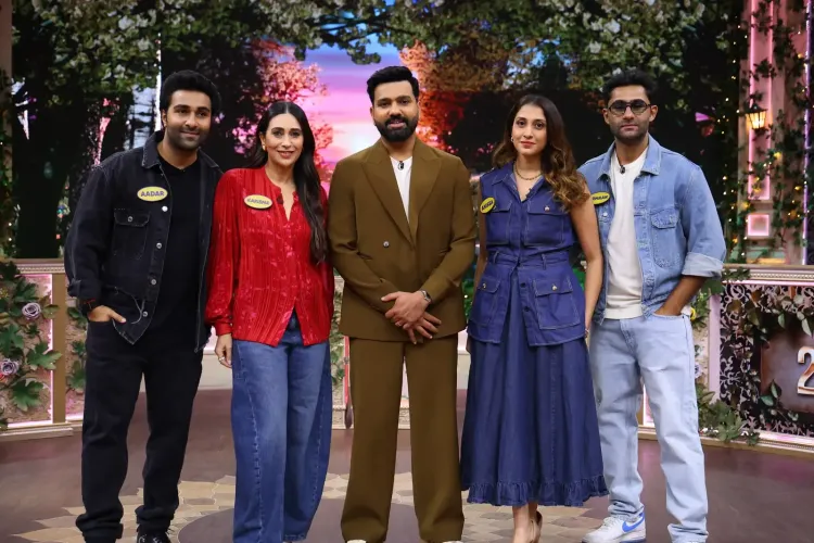 Karisma Kapoor makes Rohit Sharma groove to 'Le Gayi Le Gayi' on Family Full House
