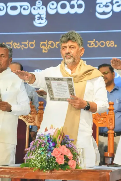 Karnataka CM Shivakumar accuses BJP of stoking unrest over Vande Mataram row