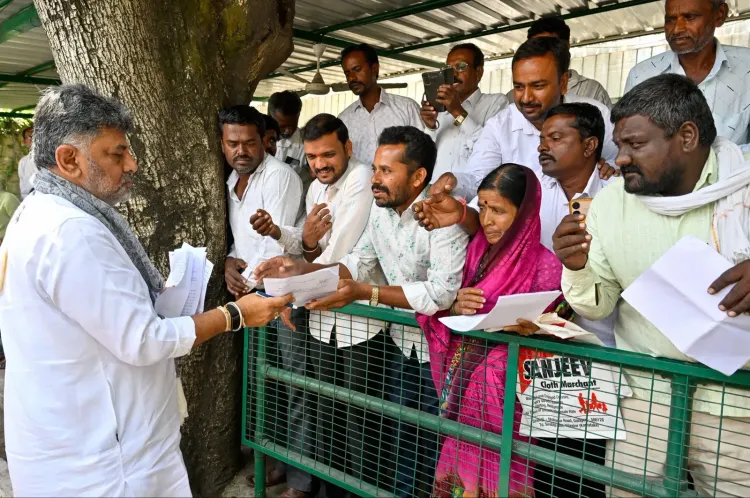 Karnataka CM's Office Holds Public Grievance Session at Krishna, Bengaluru