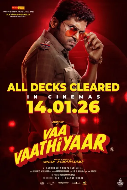 Karthi-starrer 'Vaa Vaathiyaar' to release on January 14, say makers