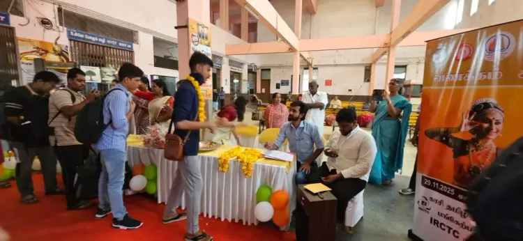 क्या काशी तमिल संगमम् 4.0 के लिए छात्रों का पहला दल कन्याकुमारी से वाराणसी रवाना हुआ?