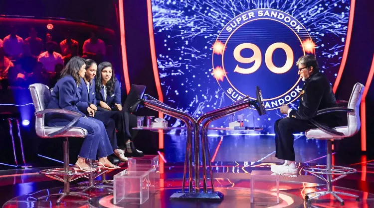 KBC: Indian cricketer Sneh Rana gets emotional as Amitabh Bachchan honours the Women’s World Cup medal