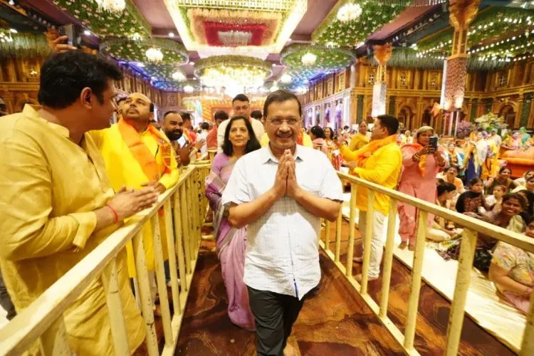 Kejriwal attends Sunderkand Path in Rohini, demands death penalty over Ram Mandir dacoity