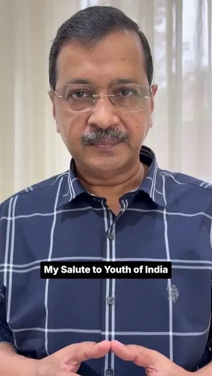 Kejriwal Salutes India's Youth for Courage Against Oppression