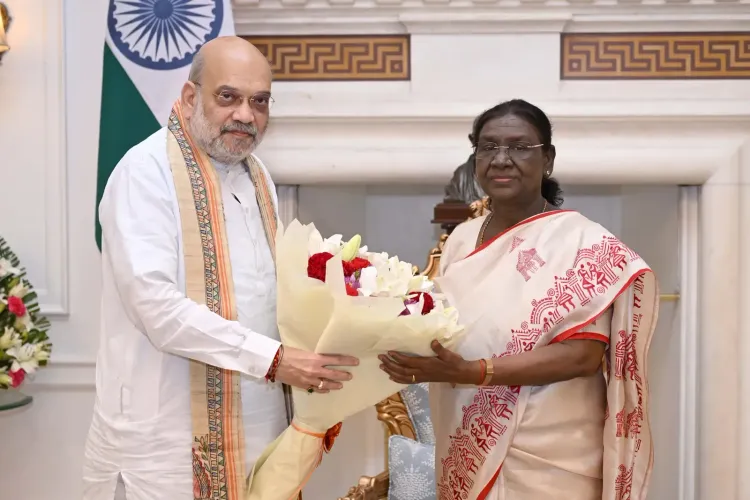 अमित शाह ने राष्ट्रपति द्रौपदी मुर्मू से की मुलाकात; 5 नवंबर को अंबाला में ₹800 करोड़ के शहीद स्मारक का उद्घाटन