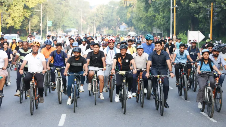 क्या केंद्रीय मंत्री मनसुख मांडविया ने 'संडे ऑन साइकिल' एंथम लॉन्च किया?