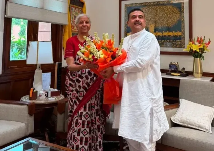 निर्मला सीतारमण से मिले सुवेंदु अधिकारी, NCPI सांसदों संग संसद भवन में विकास और 27 लाख नामों पर चर्चा