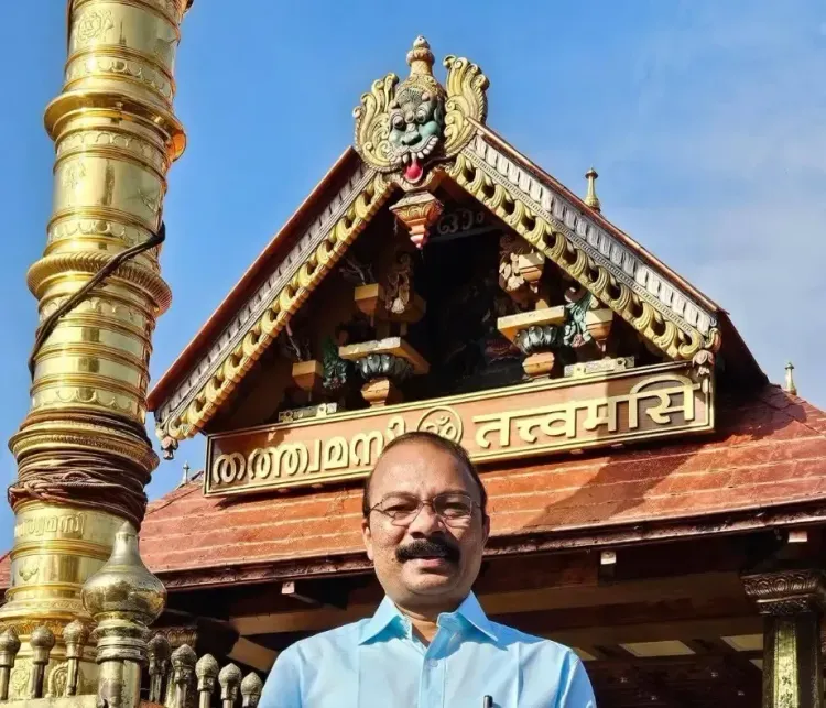 Did Kerala Devaswom Board Chief Apologize for Clenched-Fist Slogan at Ayyappa Sangamam?