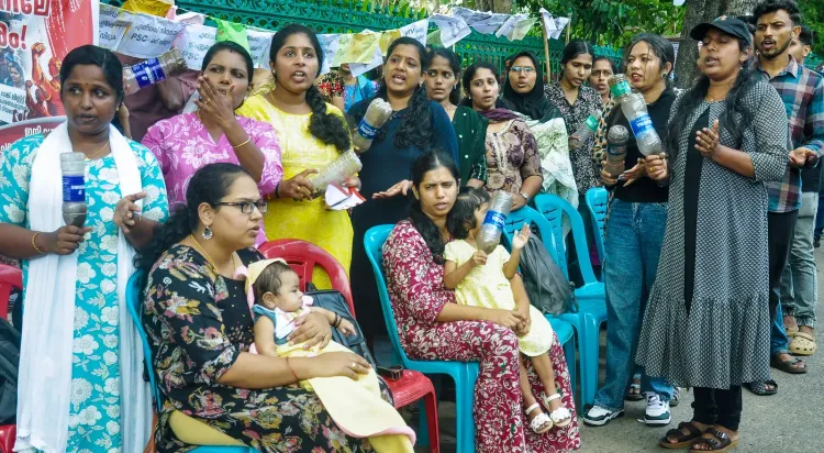 Kerala LP teacher rank holders' protest grows; BJP, film stars back agitants