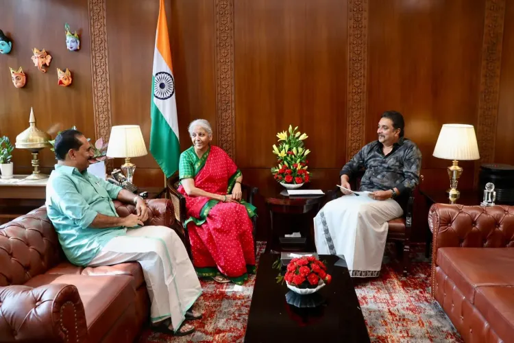 Kerala MPs Call on FM Sitharaman in Delhi