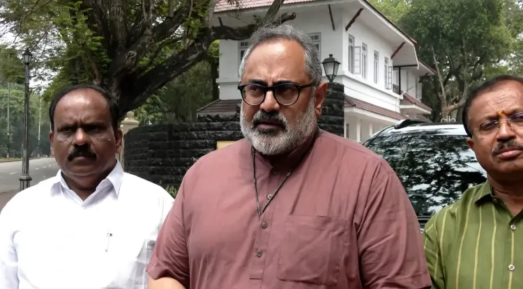 केरल पीएससी विवाद: राजीव चंद्रशेखर ने राज्यपाल से की मुलाकात, कांग्रेस सरकार पर साधा निशाना