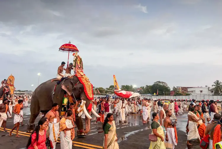 तिरुवनंतपुरम हवाई अड्डा 20 अक्टूबर को 5 घंटे बंद, अल्पासी अराट्टू शोभायात्रा रनवे से गुजरेगी