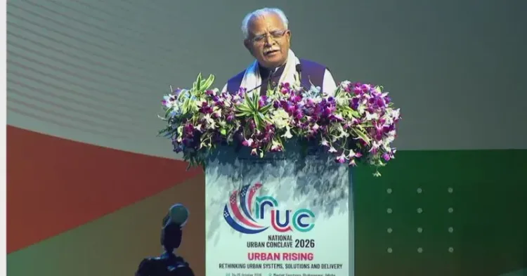 Khattar Addresses Valedictory Session of National Urban Conclave 2026
