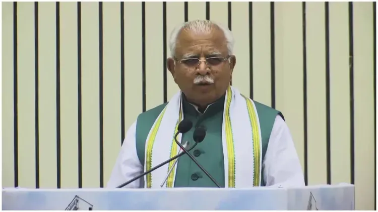 Khattar calls for new S.A.N.K.A.L.P to accelerate India's infrastructure