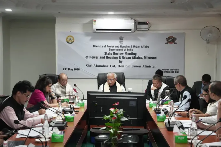 Khattar Chairs Power & Urban Review Meeting in Aizawl