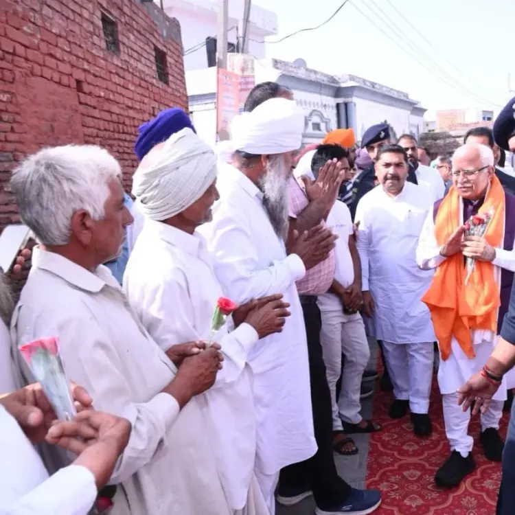 Khattar Holds Jan Sampark Meet in Asandh, Reviews Local Works
