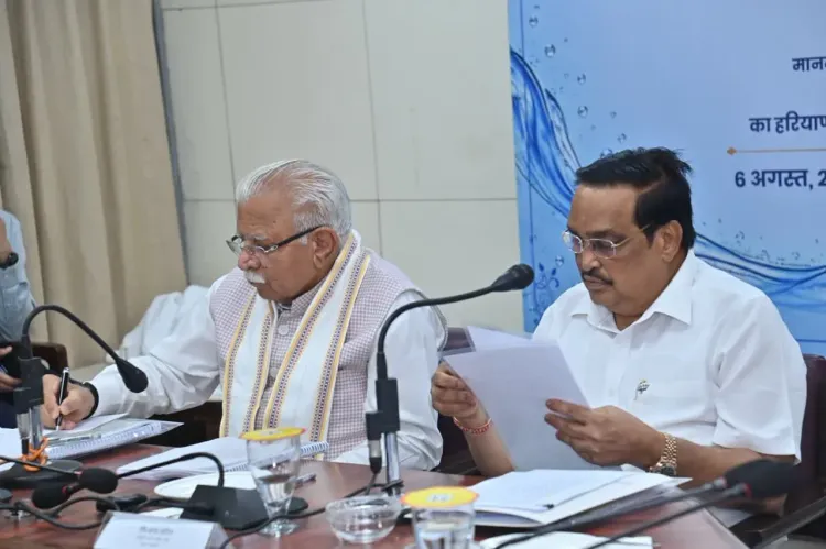 Khattar joins Jal Jeevan Mission 2.0 review at Haryana Bhawan