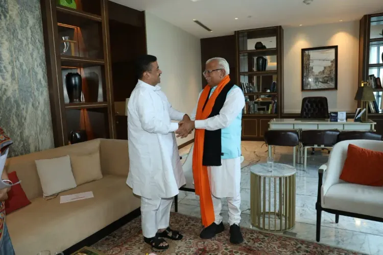 Khattar Meets Bengal Leaders, Discusses Power & Urban Development