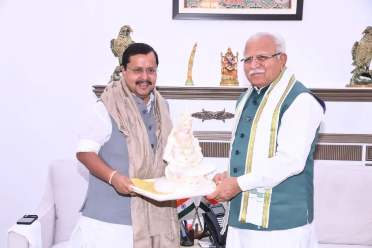 Khattar Meets BJP National President, Discusses Current Affairs
