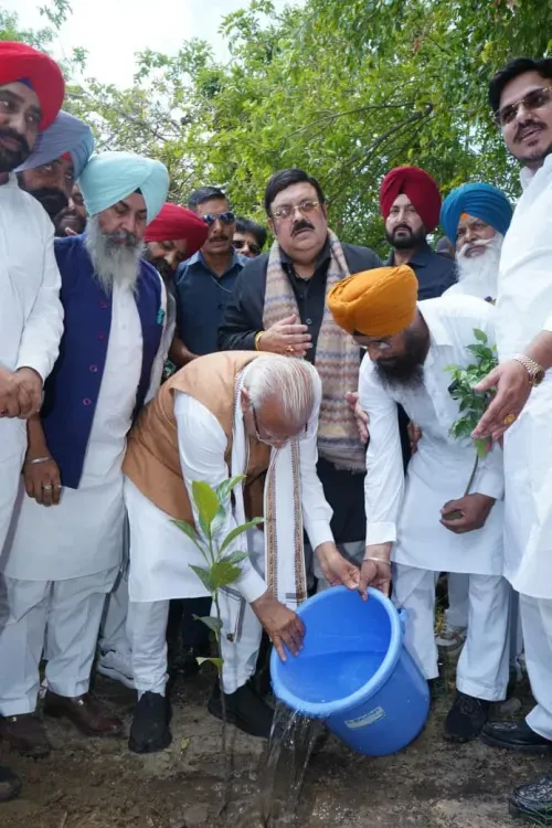 Khattar Plants Sapling Under 'Ek Ped Maa Ke Naam' Drive