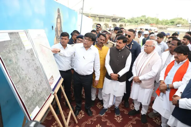 Khattar Reviews Simhastha-2028 Ghat Works in Ujjain