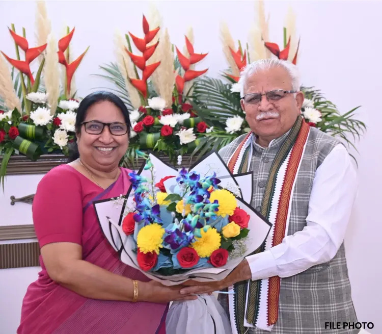 Khattar wishes Karnataka Governor Dr. Sudha Yadav on birthday