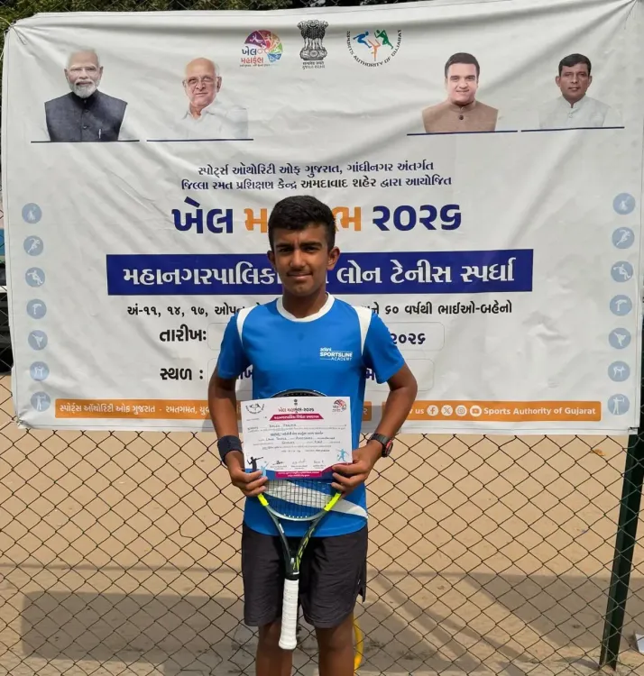 खेल महाकुंभ 2026: अदाणी स्पोर्ट्सलाइन के खुश पारिख ने गोल्ड, श्रीजा शाह ने ब्रॉन्ज जीता