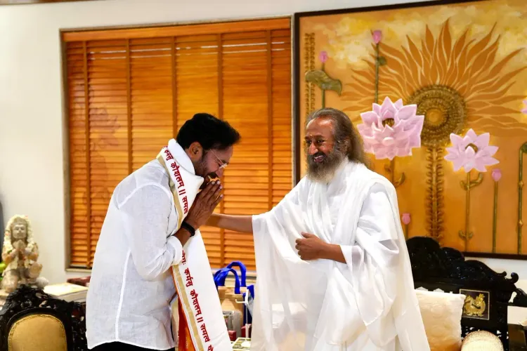 Kishan Reddy attends Art of Living's 45th anniversary satsang