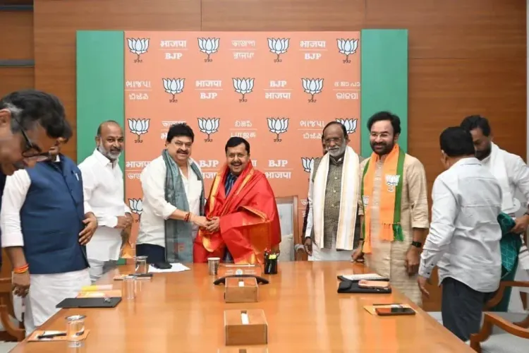 Kishan Reddy attends BJP meet chaired by Nitin Nabin