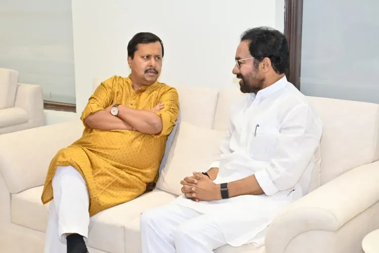 Kishan Reddy Attends BJP President Nitin Nabin's Gruha Pravesh