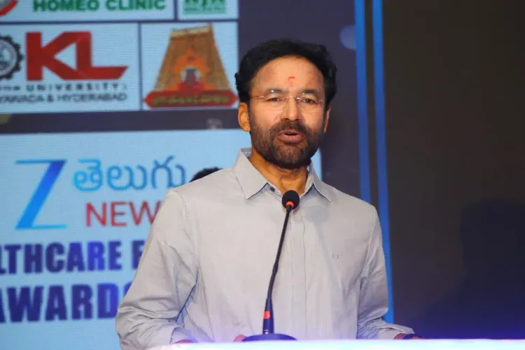 Kishan Reddy Attends Healthcare Awards in Hyderabad