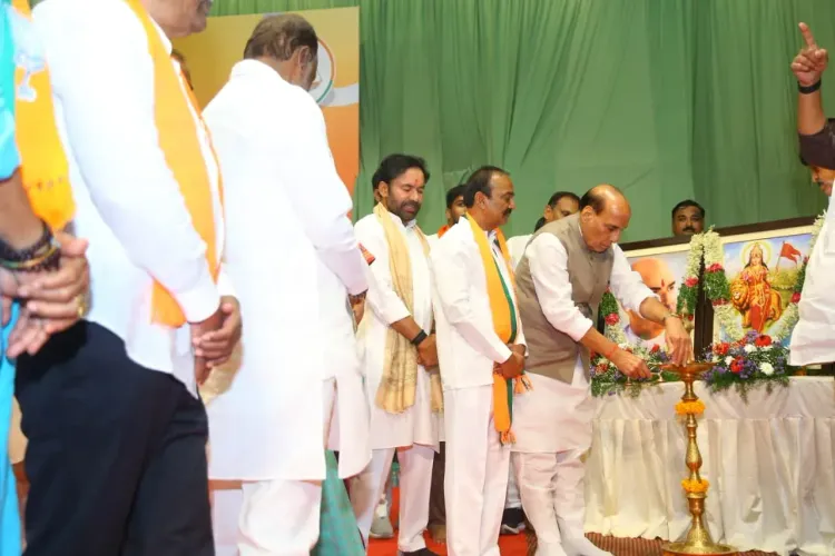 Kishan Reddy attends Viksit Bharat Sammelan in Secunderabad