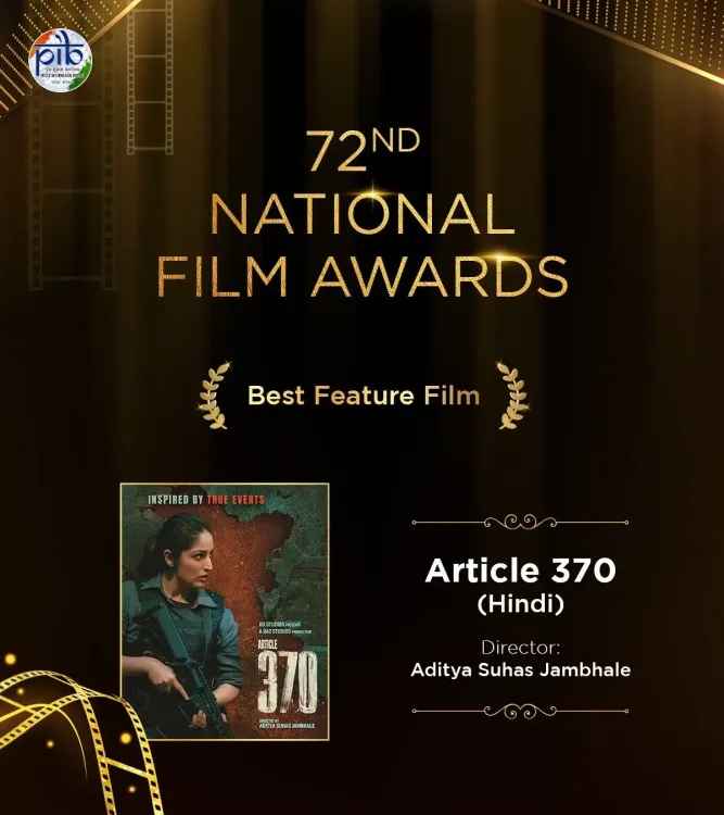 Kishan Reddy congratulates 'Article 370' film on Best Feature Film award