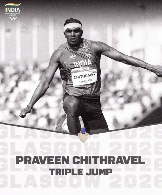 Kishan Reddy congratulates Praveen Chithravel on CWG 2026 silver
