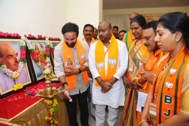 Kishan Reddy Directs BJP Workers on Voter Roll Revision in Telangana