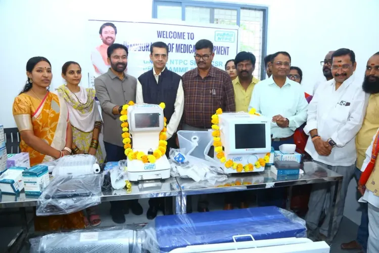 Kishan Reddy Distributes Medical Equipment to Boost Local Healthcare