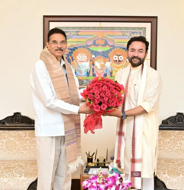 Kishan Reddy Extends Birthday Wishes to Odisha Governor Kambhampati