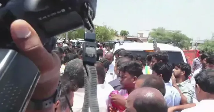 Kishan Reddy flags road widening work in Ranga Reddy district