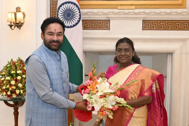 Kishan Reddy Greets President Murmu on Her Birthday