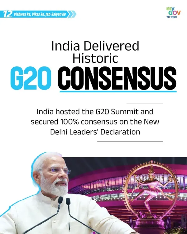 Kishan Reddy Hails 12 Years of India's Global Rise