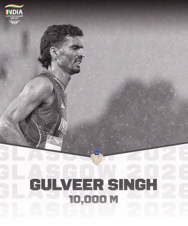 Kishan Reddy Hails Gulveer Singh's CWG 2026 Silver in 10,000m