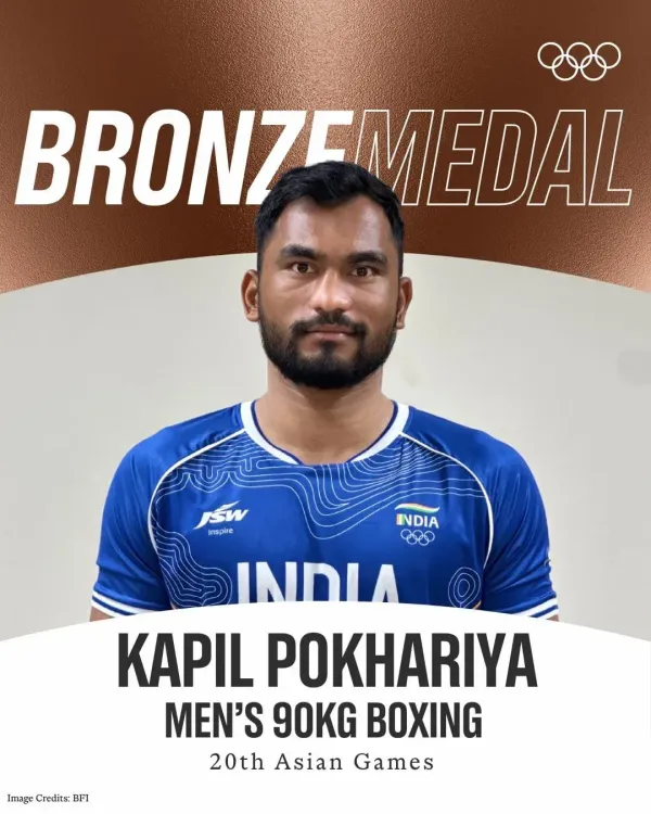 Kishan Reddy hails Kapil Pokhariya's bronze in Asian Games boxing