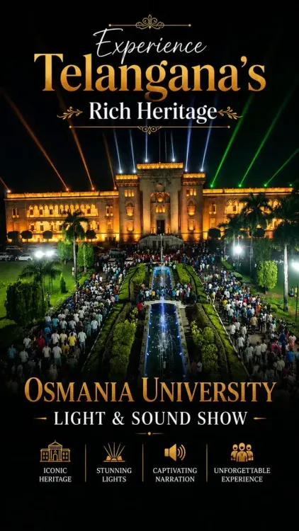 Kishan Reddy highlights ₹12 cr light show at Osmania University