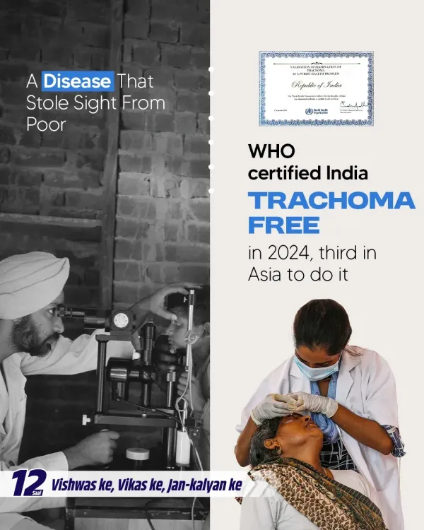 Kishan Reddy Highlights DBT, Poverty Exit and Trachoma-Free India