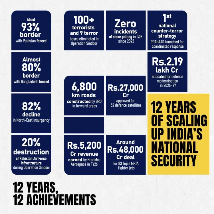 Kishan Reddy Highlights India's Security Gains Under Modi