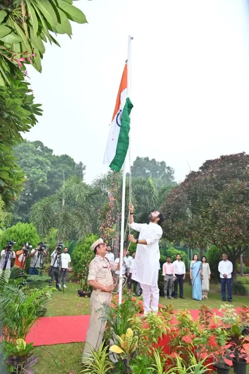 Kishan Reddy Hoists Tricolour, Marks 80th Independence Day