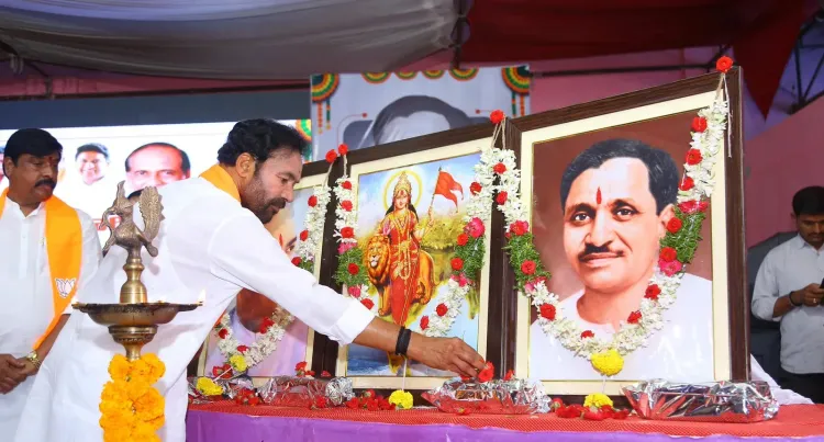 Kishan Reddy holds BJP workers meet in Amberpet, cites central funds