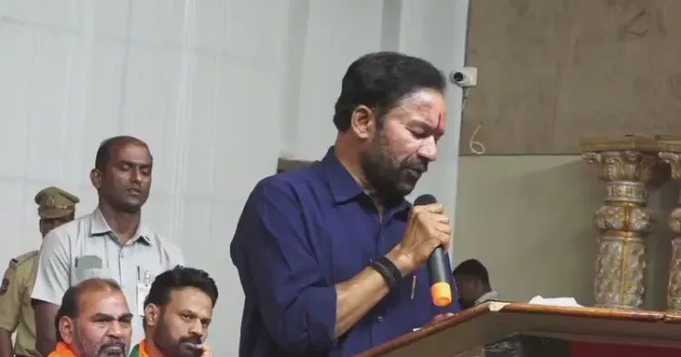 Kishan Reddy Holds Hall Meeting at KTPP, Chelpur Village