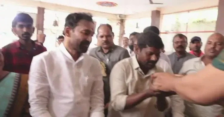 Kishan Reddy Holds Live Address at Indira Nagar, Hyderabad